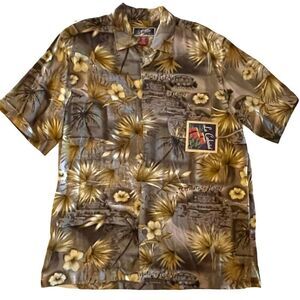 LA Cabana Tropical Hotel Camp Shirt Size Medium